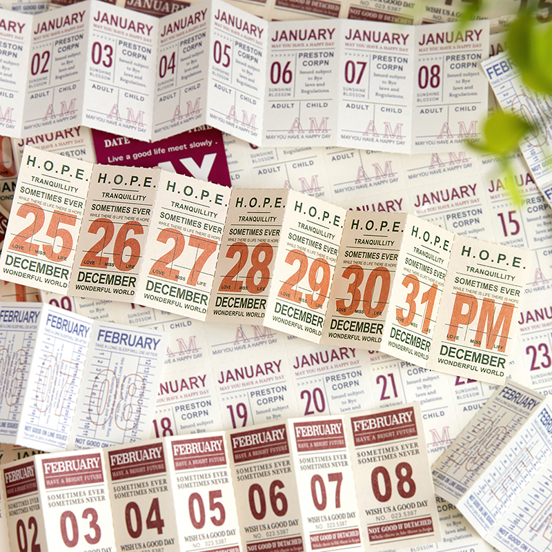 日历—迷你小型